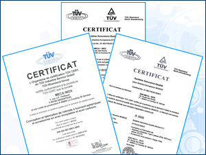 meca-inox certificats