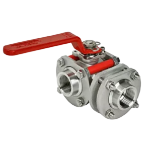 Meca-Inox PS4 3-way Ball Valve