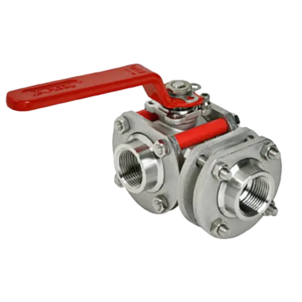 Meca-Inox PS4 3-way Ball Valve