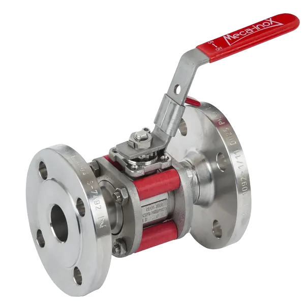 Meca-Inox PS4 ball valve, flanged